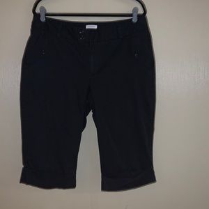 Dockers black Bermuda style shorts
